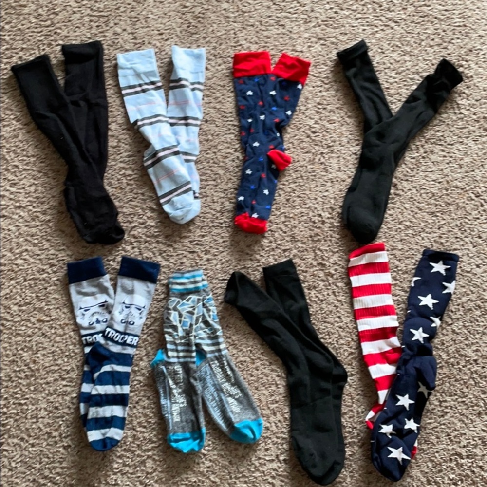 Multi-Colored Dress socks.
